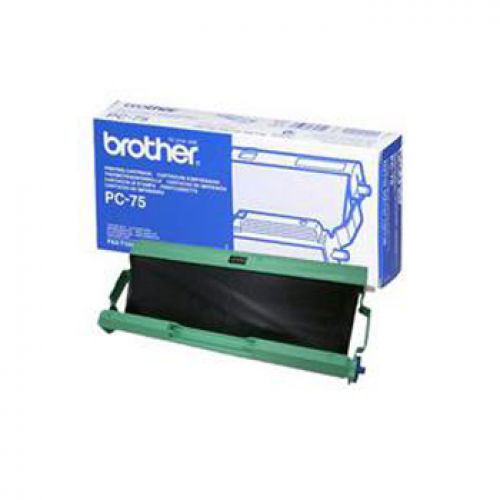 BROTHER Cartucho + Bobina 144 Paginas Aprox. , Brother , BROPC75 , 4977766630702